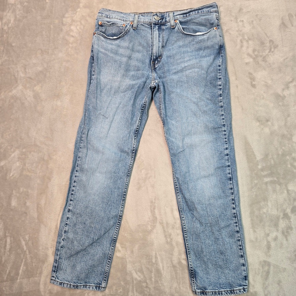 Levis 511 Slim Fit Jeans Mens 34x29 Light Wash Blue Denim WaterLess 511-0782